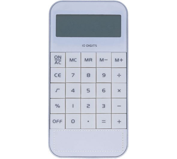Calcolatrice con display a 10 cifre